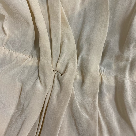 Sold-Ulla Johnson Silk Peasant Cutout Blouson Dress 10 - Picture 7 of 10